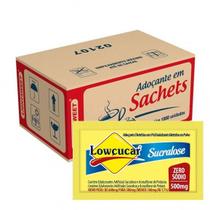 Adoçante Lowçucar Sucralose Sachê Caixa com 50 x 0,5G Adoçante Lowçucar Sucralose Sachê Caixa com 50 x 0,5G