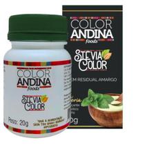 Adoçante Stevia Color Andina 20g 100% Natural