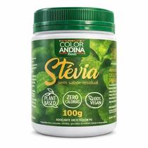 Adoçante Stévia Cristal 100g Color Andina Adoçante Stévia Cristal 100g Color Andina