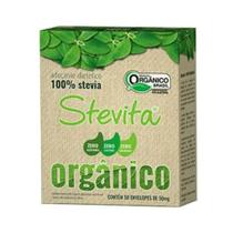 Adoçante Stevia em Pó Orgânico 50 Saches Stevita 30g