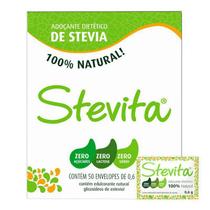 Adoçante Stevia Em Pó Sachê - 50 Envelopes - Stevia