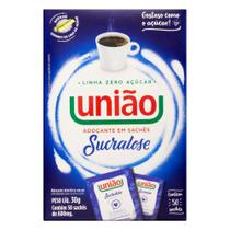 Adoçante Sucralose em Pó 50 Sachês União 30g Adoçante Sucralose em Pó 50 Sachês União 30g