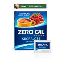 Adoçante Sucralose em Pó Caixa com 1000 Envelopes de 0, 6g Zero-Cal Adoçante Sucralose em Pó Caixa com 1000 Envelopes de 0, 6g Zero-Cal