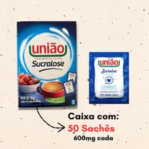 Adoçante Sucralose União 30g 50 Sachês Em Pó