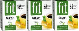 Adoçante VEGANO Stevia com Sucralose 50 Sachês Fit 3Unidades