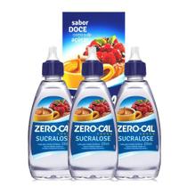 Adoçante Zero Cal Sucralose Liquido 100Ml Kit 3