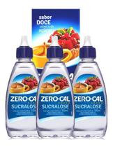 Adoçante Zero Cal Sucralose Liquido 100ml Kit 3