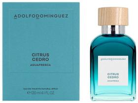 Adolfo Dominguez Citrus Cedro Água fresca Eau de Toilette - Perfume Masculino 120ml