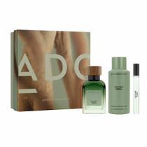 Adolfo Dominguez Vetiver Terra Coffret Perfume Masculino EDP + Desodorante + Travel Size