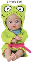 Adora Baby Bath Toy Frog, 8,5 polegadas Bath Time Baby Tot Doll com corpo quickdri
