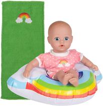 Adora Water Baby Doll, SplashTime Baby Tot Over The Rainbow, 8,5 polegadas Baby Doll for Water Play. Quick Dry &amp Machine Washable. Brinquedos de banho perfeitos para crianças de 1 ano e mais