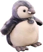 Adorável pinguim boneca de pelúcia macio brinquedo de pelúcia infantil abraçando travesseiro presente de aniversário para meninos e meninas, - masculino grande 25 cm (0,2 kg)