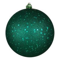 Adorno Bola con Lentejuelas Vickerman 10 cm Teal Oscuro Inastillable Adorno Bola con Lentejuelas Vickerman 10 cm Teal Oscuro Inastillable