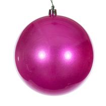 Adorno Bola UV Perla Rosa Fucsia Vickerman de 8 cm