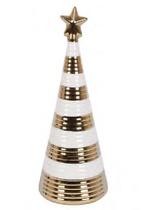 Adorno ceramica arvore natal dourado 18,5cm (9012003) Adorno ceramica arvore natal dourado 18,5cm (9012003)
