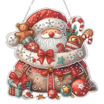 Adorno Colgante JJFox DIY Acrílico 5D Papá Noel Adorno Colgante JJFox DIY Acrílico 5D Papá Noel
