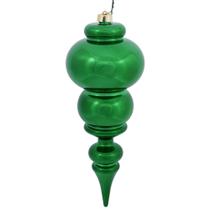 Adorno de Árbol de Navidad Vickerman 14" Verde Brillante en Punta