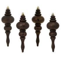 Adorno de Árbol de Navidad Vickerman Conjunto de 8 Terminaciones Finiales 7"