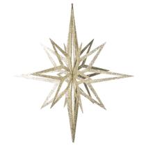 Adorno de Navidad Estrella Vickerman 32 cm Iridiscente Champagne Adorno de Navidad Estrella Vickerman 32 cm Iridiscente Champagne