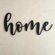 Adorno De Parede Home / Palavra - Quadro - Lettering