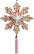 Adorno de porta e parede Divino Espirito Santo Florido MDF