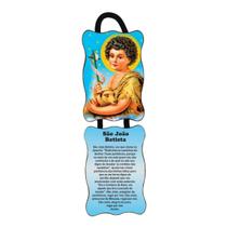 Adorno de Porta Retangular São João Batista Protetor 23cm