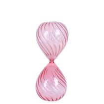 Adorno De Vidro (Ampulheta) 15 Minutos- Rose - 20CM - Tam G Adorno De Vidro (Ampulheta) 15 Minutos- Rose - 20CM - Tam G