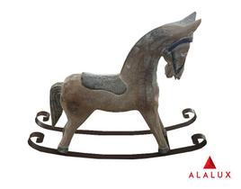 Adorno decorativo Cavalo Valy em balanço