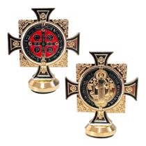 Adorno Enfeite De Mesa Medalha De São Bento Proteção Fé