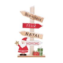 Adorno Festa Encantada Noel Placas - Home Style