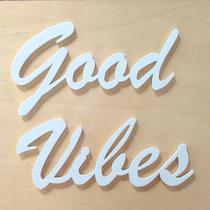 Adorno Good Vibes - Quadro, Quadrinho boas vibrações