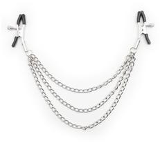 Adorno mamilos regulável c/ 03 correntes