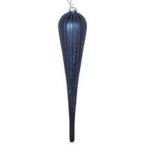 Adorno Navideño Vickerman Azul Medianoche Mate con Brillantina 11 cm Adorno Navideño Vickerman Azul Medianoche Mate con Brillantina 11 cm