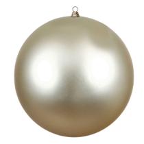 Adorno Navideño Vickerman Bola Gigante Champán Mate 24 cm