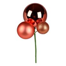 Adorno Navideño Vickerman Bola Plástica Coral Rosa 18"