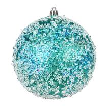 Adorno para Árbol de Navidad Bola de Granizo Brillante Vickerman Azul Verdoso Adorno para Árbol de Navidad Bola de Granizo Brillante Vickerman Azul Verdoso