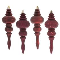Adorno para Árbol de Navidad Vickerman 7" Juego de 8 Remates con 4 Acabados