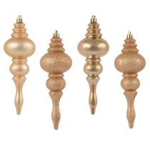 Adorno para Árbol de Navidad Vickerman 7" Set de 8 Terminales con 4 Acabados