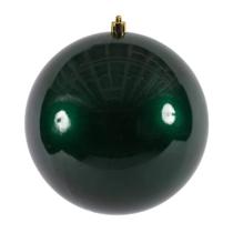 Adorno para árbol de Navidad Vickerman verde medianoche paquete de 12