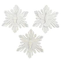 Adorno Para Oratorio Divino Espirito Santo Branco Elegante Adorno Para Oratorio Divino Espirito Santo Branco Elegante