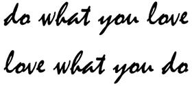 Adorno Parede Do What You Love/love What You Do - 61cm - Toque 3D - Cor: Preto Adorno Parede Do What You Love/love What You Do - 61cm - Toque 3D - Cor: Preto