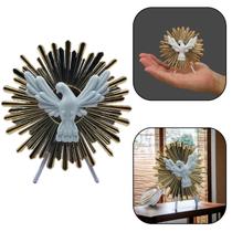 Adorno Pedestal Divino Espírito Santo de Mesa e Parede 10 cm