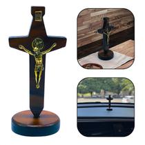 Adorno Pedestal Espada São Miguel Arcanjo Para Painel de Carro
