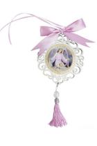 Adorno Protetor Anjo da Guarda Rosa - Berço - 30 cm Adorno Protetor Anjo da Guarda Rosa - Berço - 30 cm