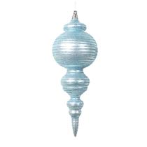 Adorno remate Vickerman 10 cm azul bebé mate, 2 unidades por bolsa Adorno remate Vickerman 10 cm azul bebé mate, 2 unidades por bolsa