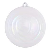 Adorno Vickerman Bola Iridiscente Transparente 4,75 cm 4 Unidades