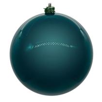 Adorno Vickerman Bola Perla Teal Oscuro UV Perforada 3 cm 12/unidad