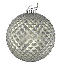 Adornos Bola de Durian con Brillo Vickerman de Estaño 4 Paquetes 6 cm