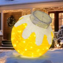 Adornos Navideños para Exterior BRIGHTDECK Bola Iluminada con 80 LED