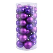 Adornos Navideños Vickerman Bolas Púrpuras Brillantes/Mate 50